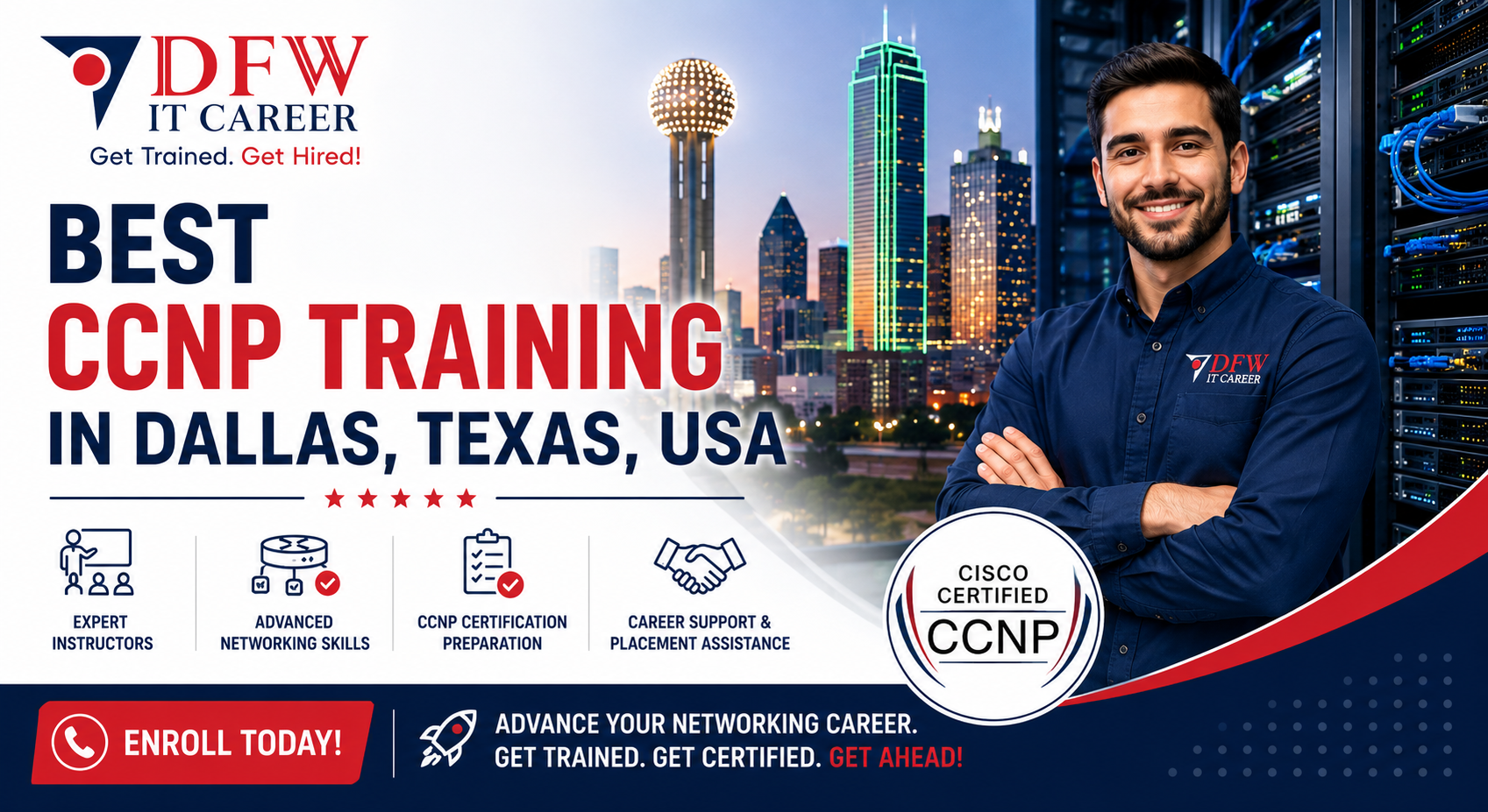 Best CCNP Training course in Dallas, Texas, USA